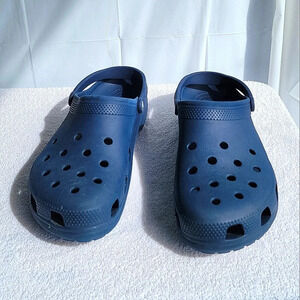 Crocs Mens Navy Blue Very Large  Size 17 pre-owned